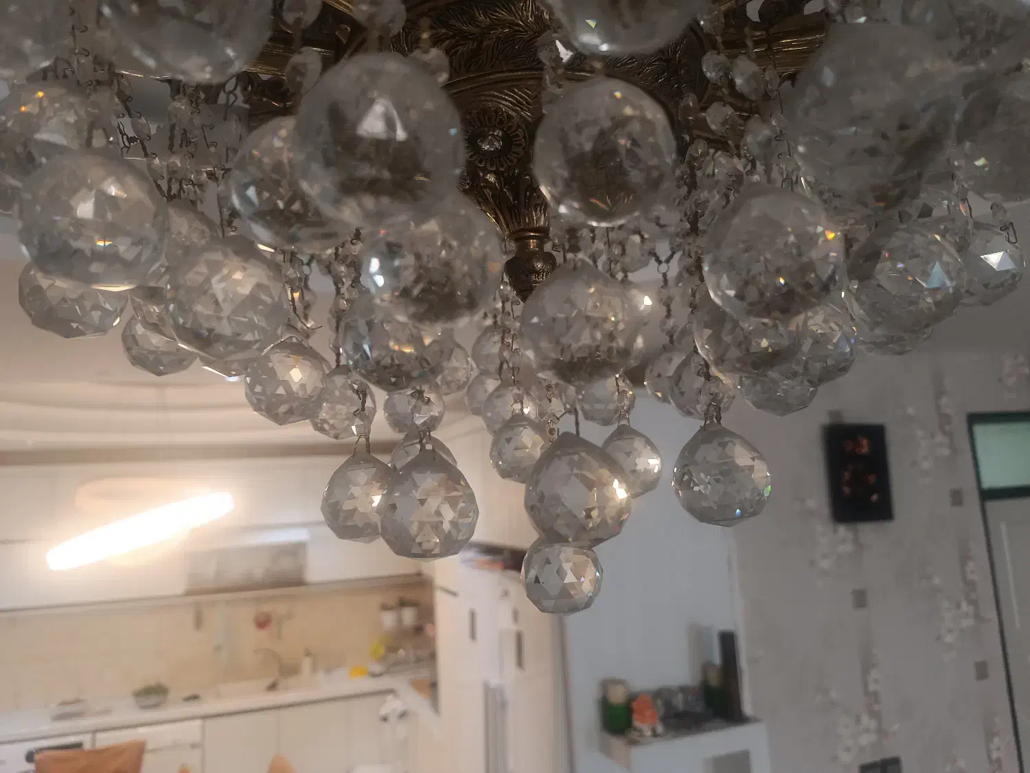 لوستر سیلور ده شعله|لوستر و چراغ آویز|سمنان, |دیوار