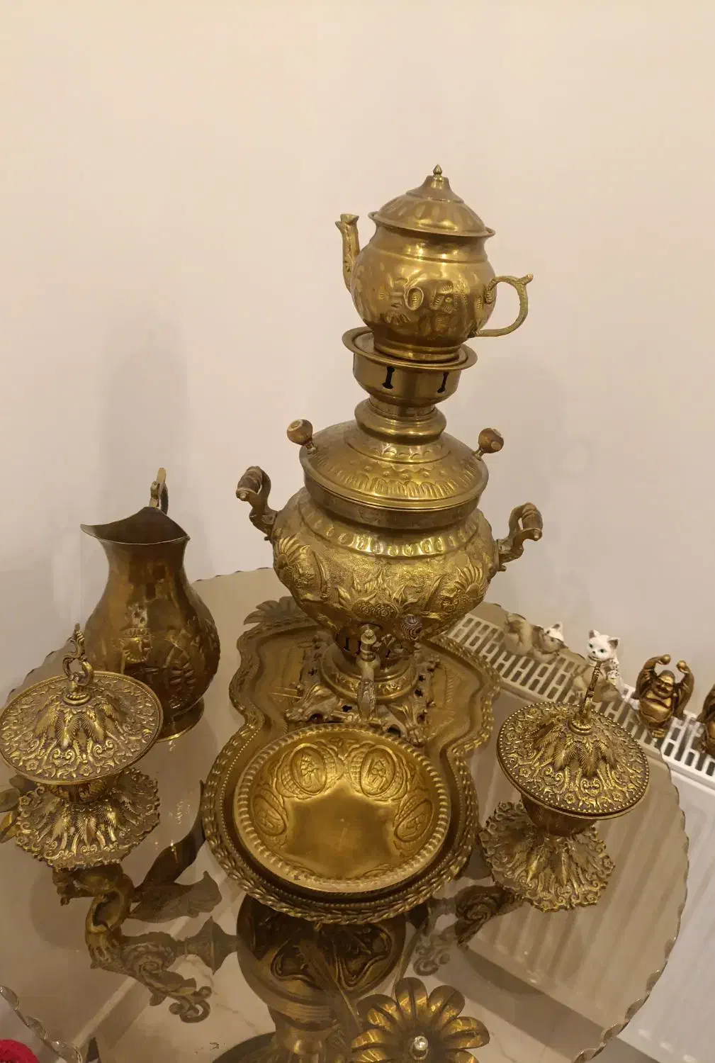 میز گرد برنجی|مبلمان خانگی و میز عسلی|تهران, عباسی|دیوار