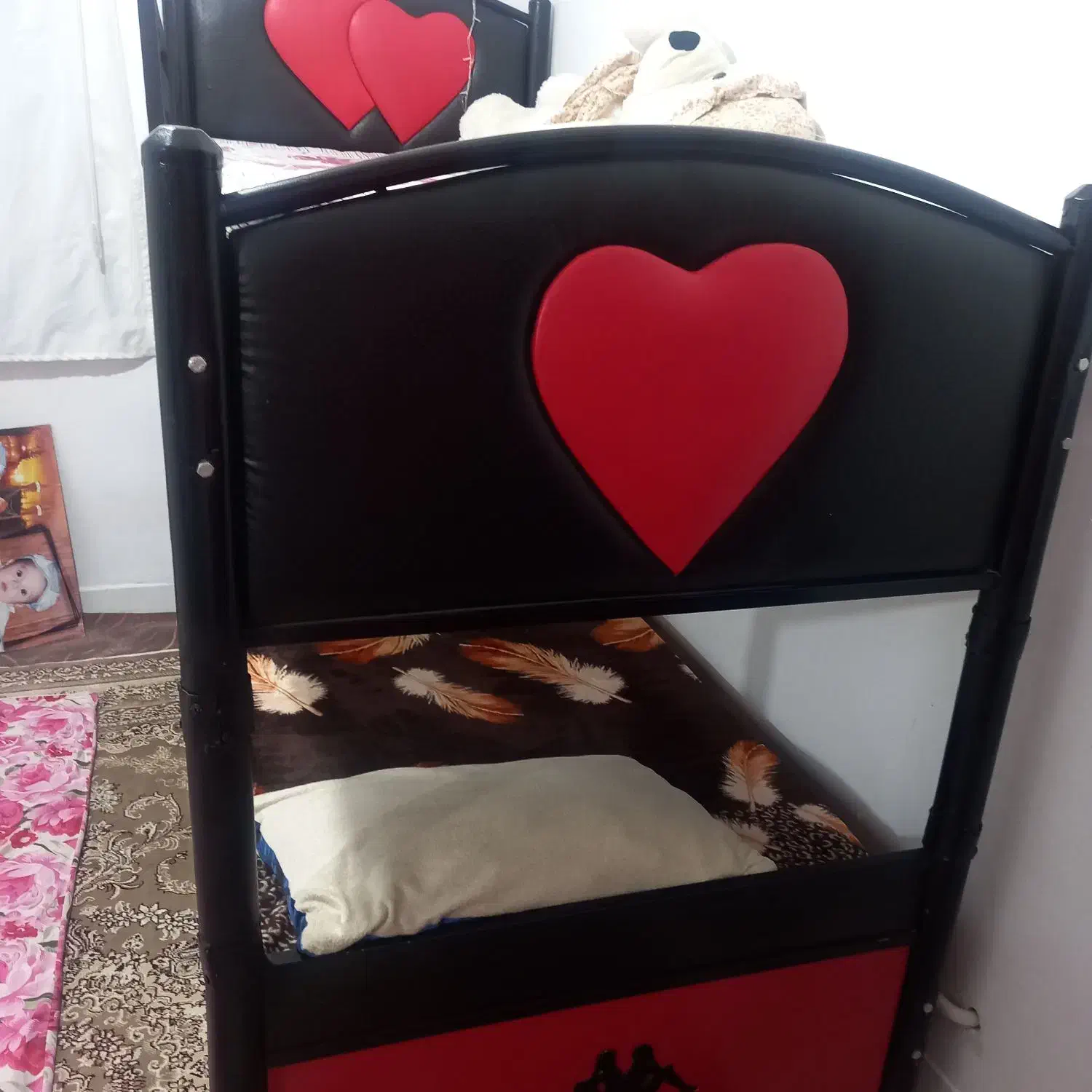 تخت خواب آهنی|تخت و سرویس خواب|تویسرکان, |دیوار