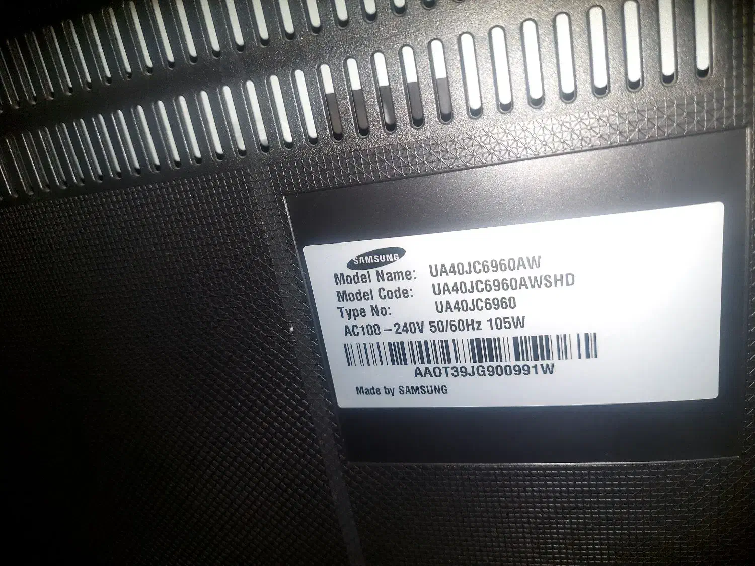 تلویزیون ۴۰ اینچ سامسونگ سالم|تلویزیون و پروژکتور|بندر ماهشهر, |دیوار