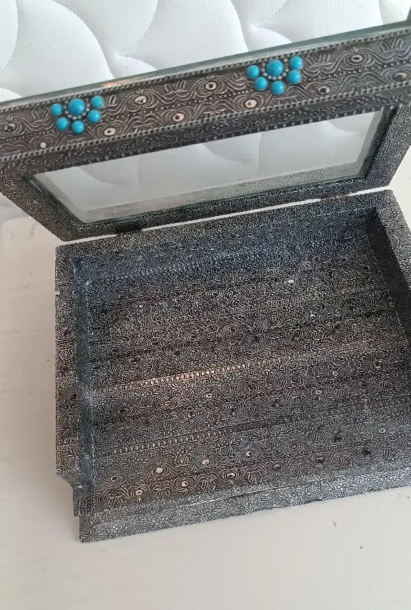 جعبه چوبی تزیین شده|صنایع دستی و سایر لوازم تزئینی|مسجد سلیمان, |دیوار