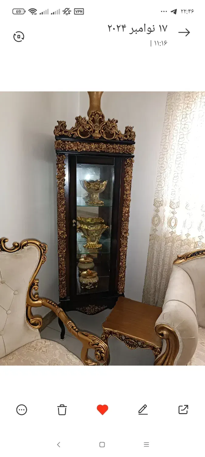 بوفه|بوفه، ویترین، کنسول|آزادشهر, |دیوار