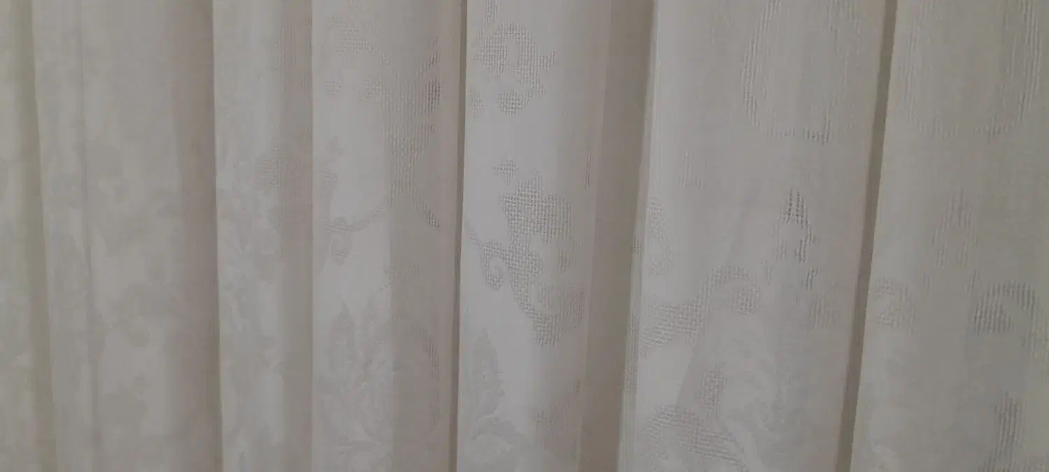 پرده حریر طرح دار|پرده، رانر، رومیزی|شیروان (خراسان), |دیوار