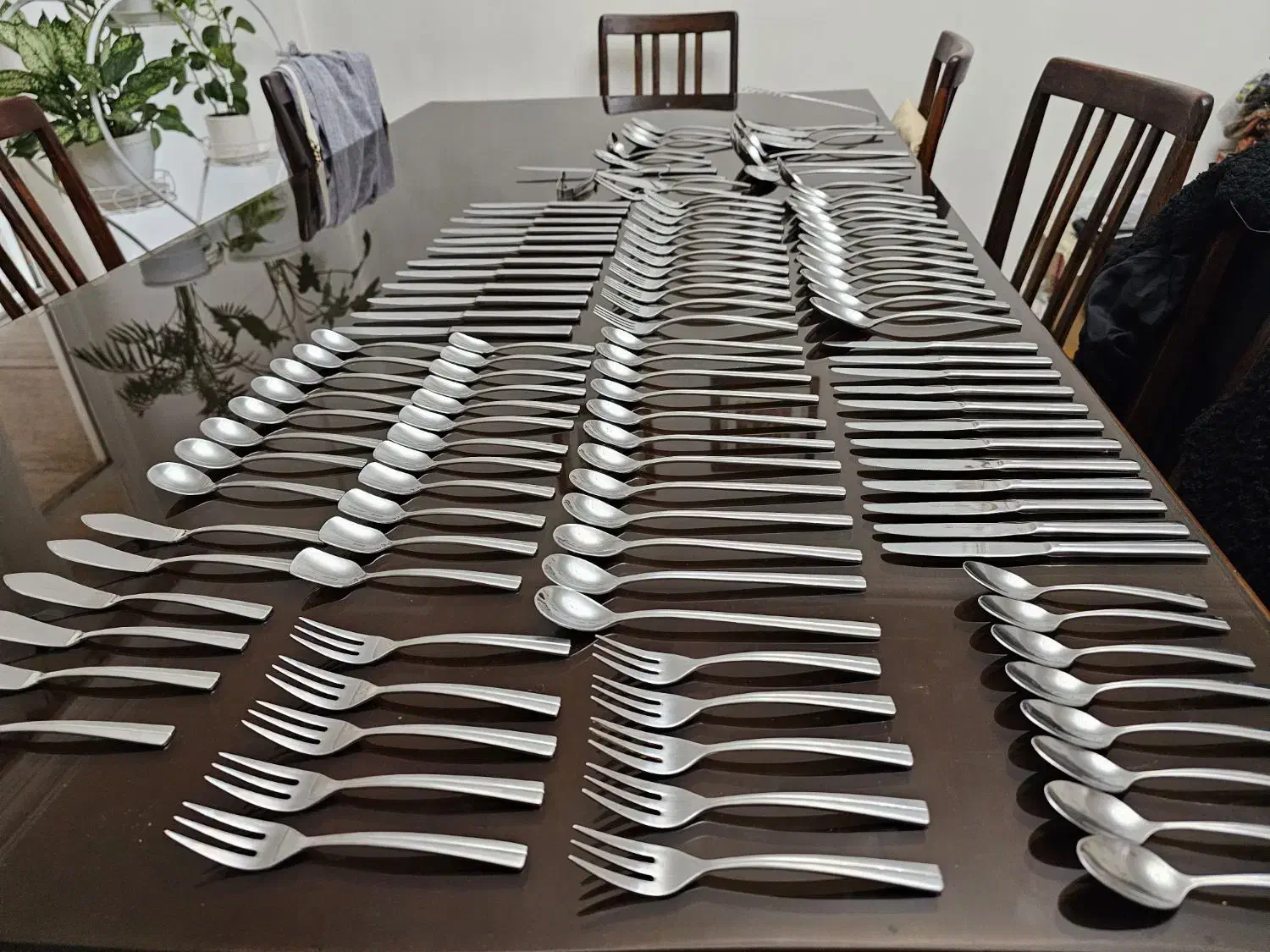 ست قاشق و چنگال ۱۲ نفره ۱۱۹ پارچه|ظروف سرو و پذیرایی|تهران, مجیدیه|دیوار