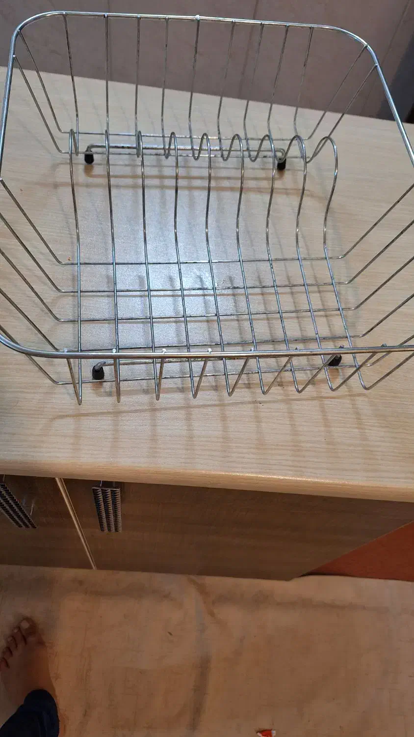 آبچکان استیل|آب‌چکان و نظم‌دهنده ظروف|قم, وادی السلام|دیوار