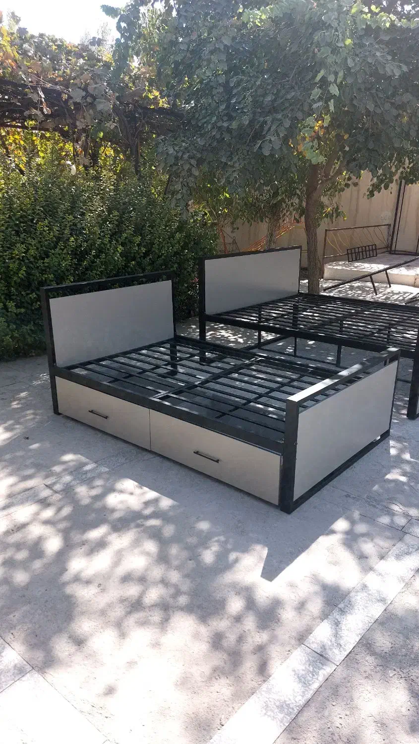 تولید انواع تخت سفارشی چوب فلز|تخت و سرویس خواب|مشهد, سازمان آب|دیوار