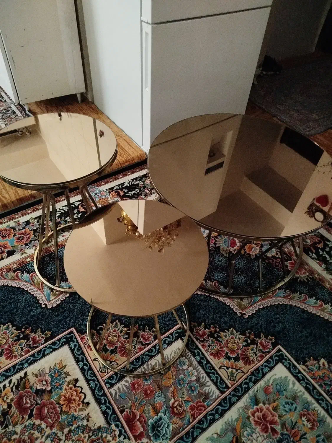 میز عسلی سه تیکه میز تولد|مبلمان خانگی و میز عسلی|محمدیه-قزوین, |دیوار