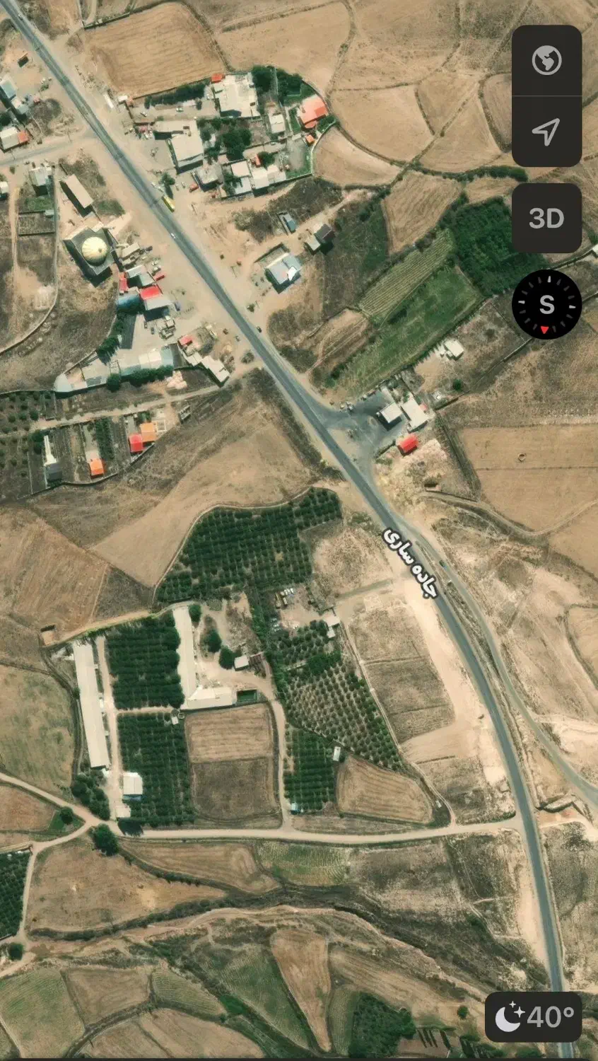 زمین با مساحت تقریبی ۴۰۰ متر|فروش زمین و ملک کلنگی|کیاسر, |دیوار