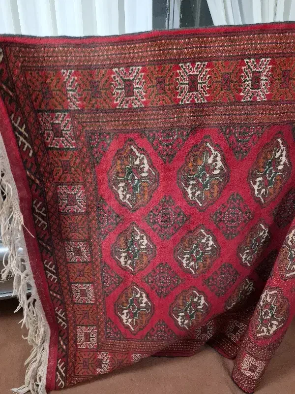 قالیچه دست بافت ترکمن|فرش|مشهد, بهمن|دیوار