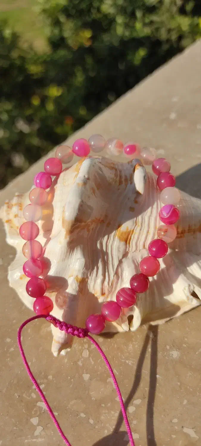 دستبند زنانه و دخترانه انواع سنگ های قیمتی|جواهرات|ساری, |دیوار