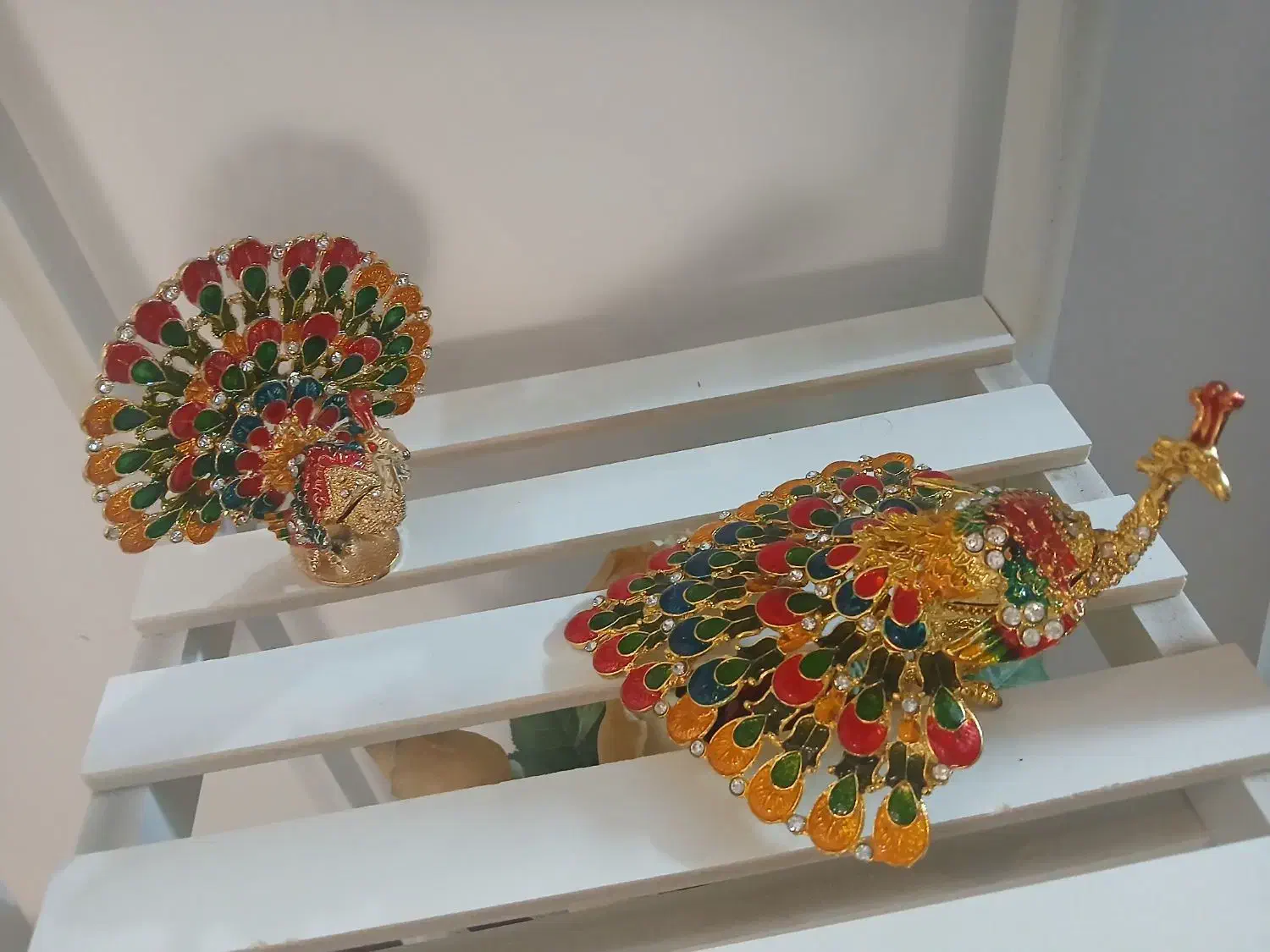 دکوری طاووس|مجسمه، تندیس، ماکت|قم, شهرک شهرداری|دیوار