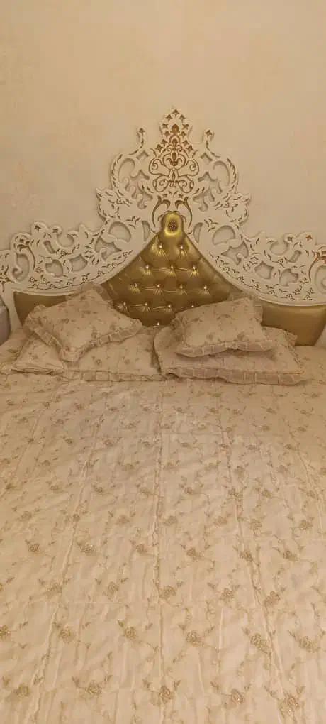 ست تخت وکمد و پاتختی در حد نو بدون تشک|تخت و سرویس خواب|کرمانشاه, |دیوار