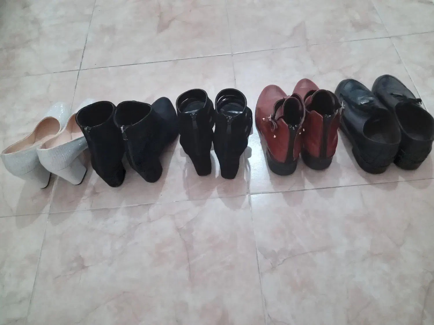 ۵ مدل کفش در حد نو سایز ۴۰|کیف، کفش، کمربند|قائمشهر, |دیوار