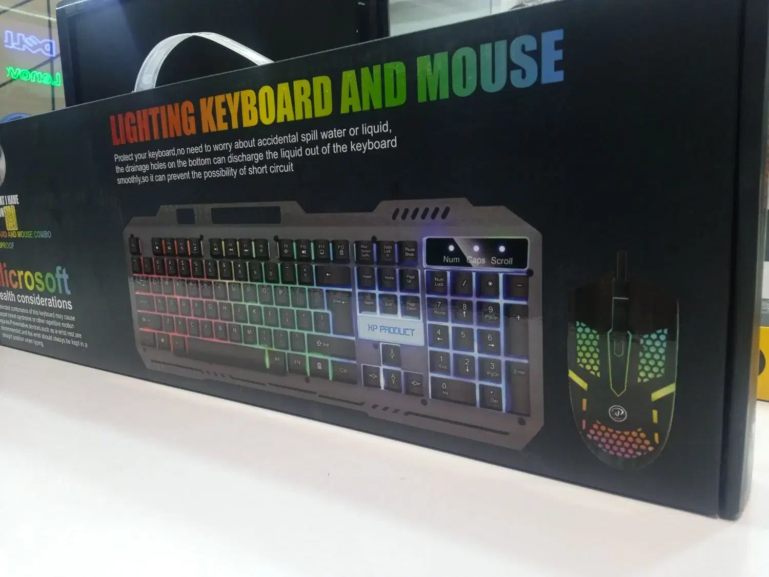 کیبورد ماوس گیمینگ 11400 xp دارای rgb زیر فلزی|قطعات و لوازم جانبی رایانه|مشهد, کوه سنگی|دیوار