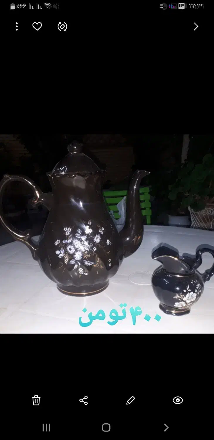 تعدادی ظروف و سیله|ظروف سرو و پذیرایی|شاهین‌شهر, خانه کارگر|دیوار