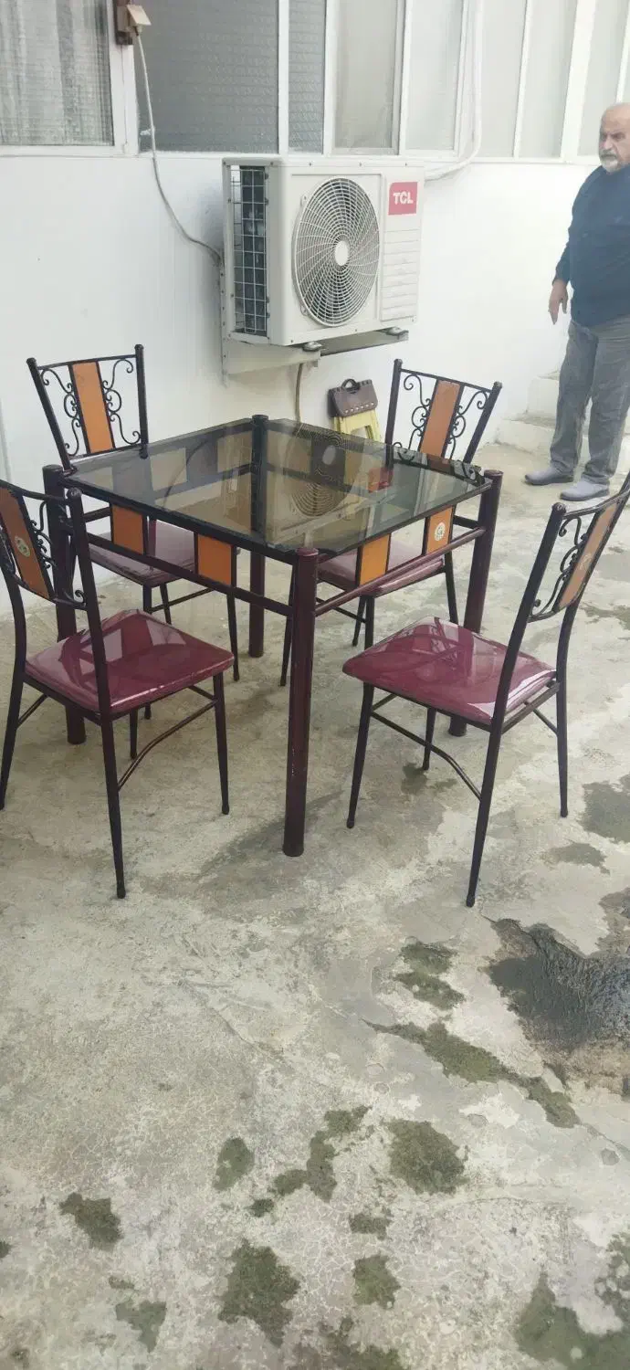 میز ناهار خوری|میز و صندلی غذاخوری|رشت, رودبارتان|دیوار