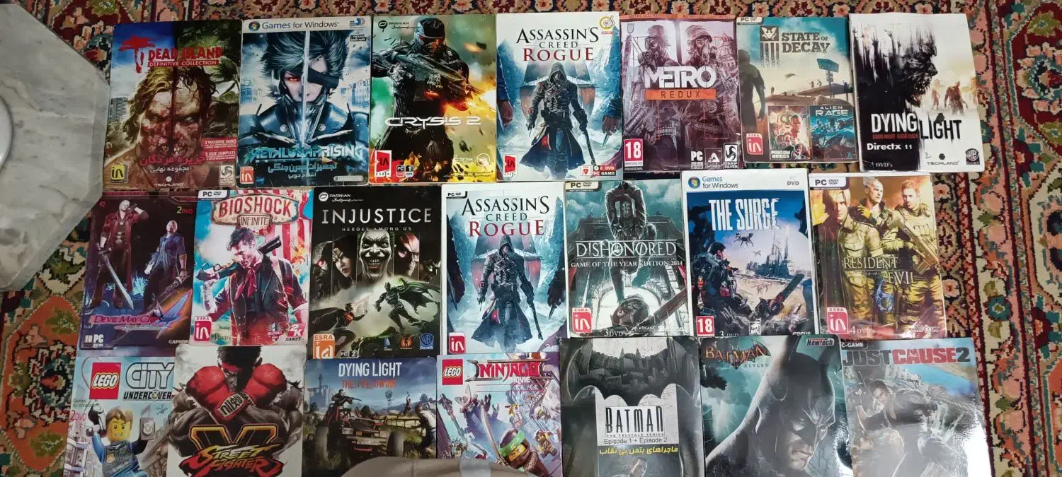 سی دی بازی کامپیوتر (۱۱۰ تا بازی) سالم|کنسول، بازی ویدئویی و آنلاین|مشهد, عامل|دیوار