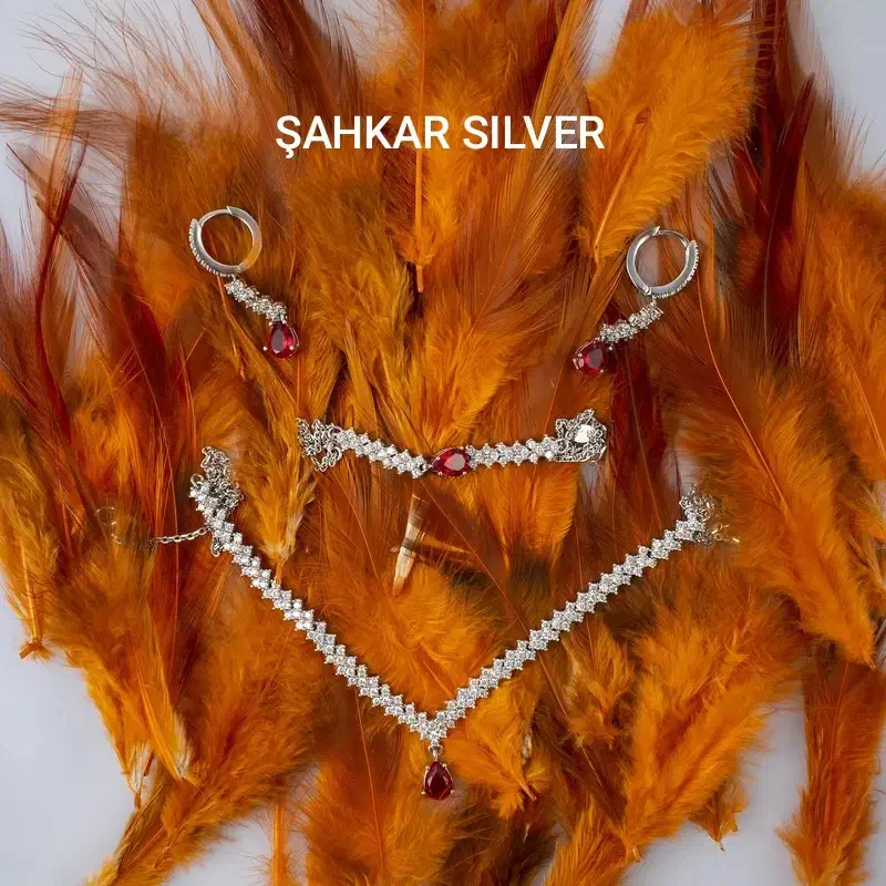 ست میکرو با طرح یاقوت سرخ ویتنام از نقره شـاهـکار|جواهرات|ارومیه, |دیوار