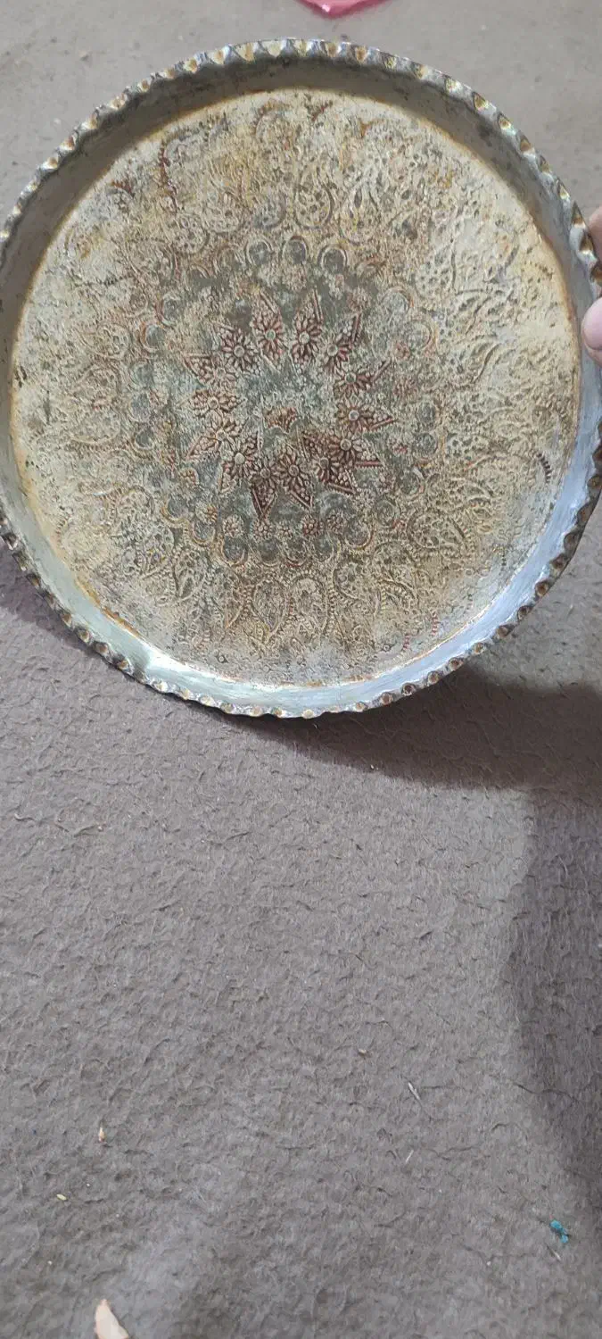 سینی تمام مسی|کلکسیون اشیاء عتیقه|پیشوا, |دیوار