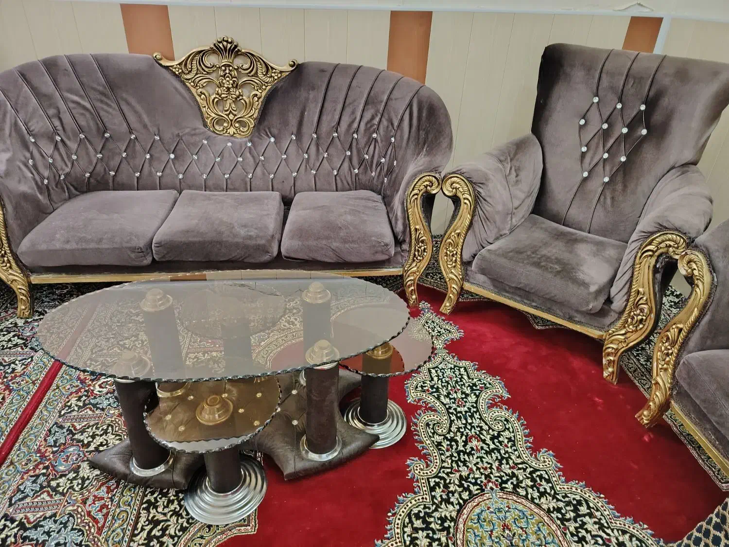 فروش فوری یک دست مبل|مبلمان خانگی و میز عسلی|سوسنگرد, |دیوار