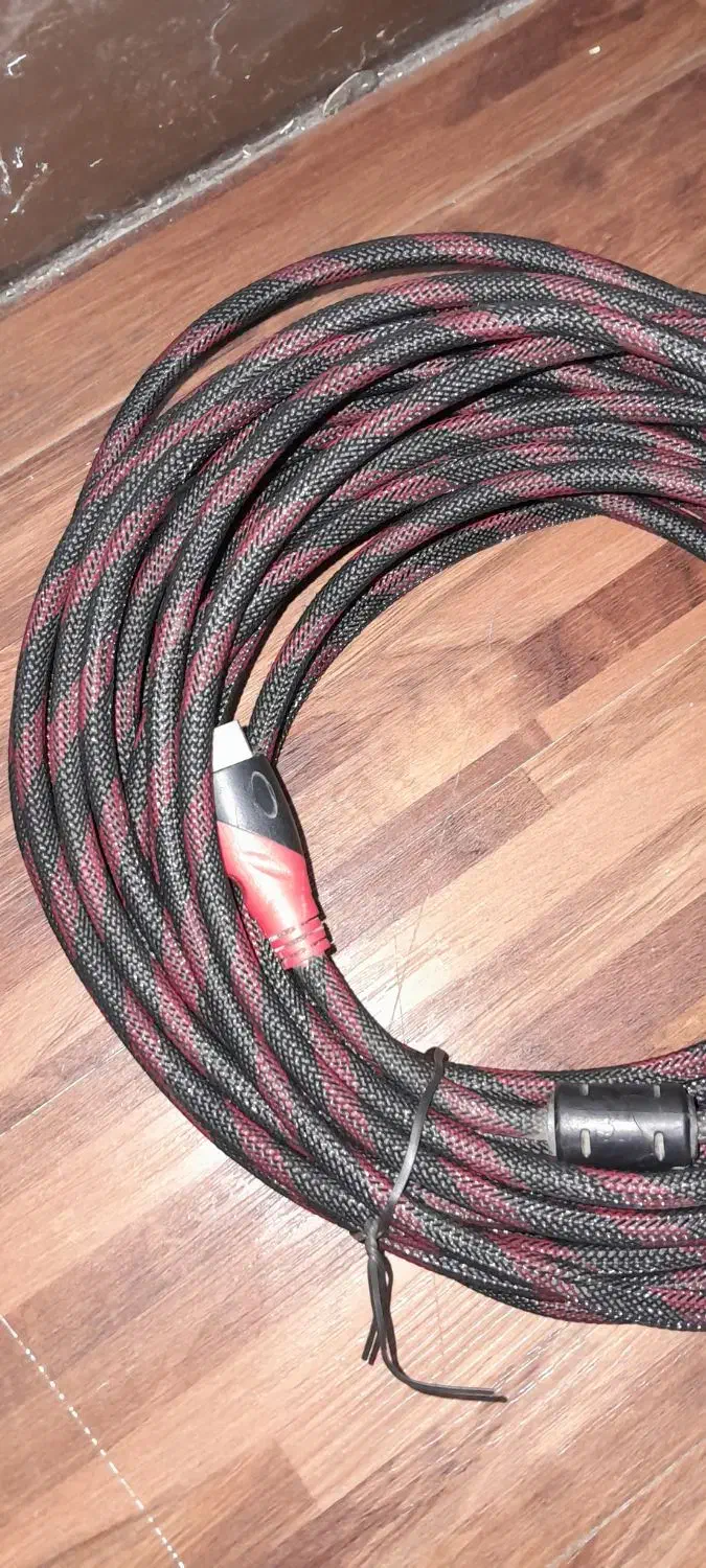 ۱۷ متر کابل اچ دی ام آی|قطعات و لوازم جانبی رایانه|فولادشهر, B6|دیوار