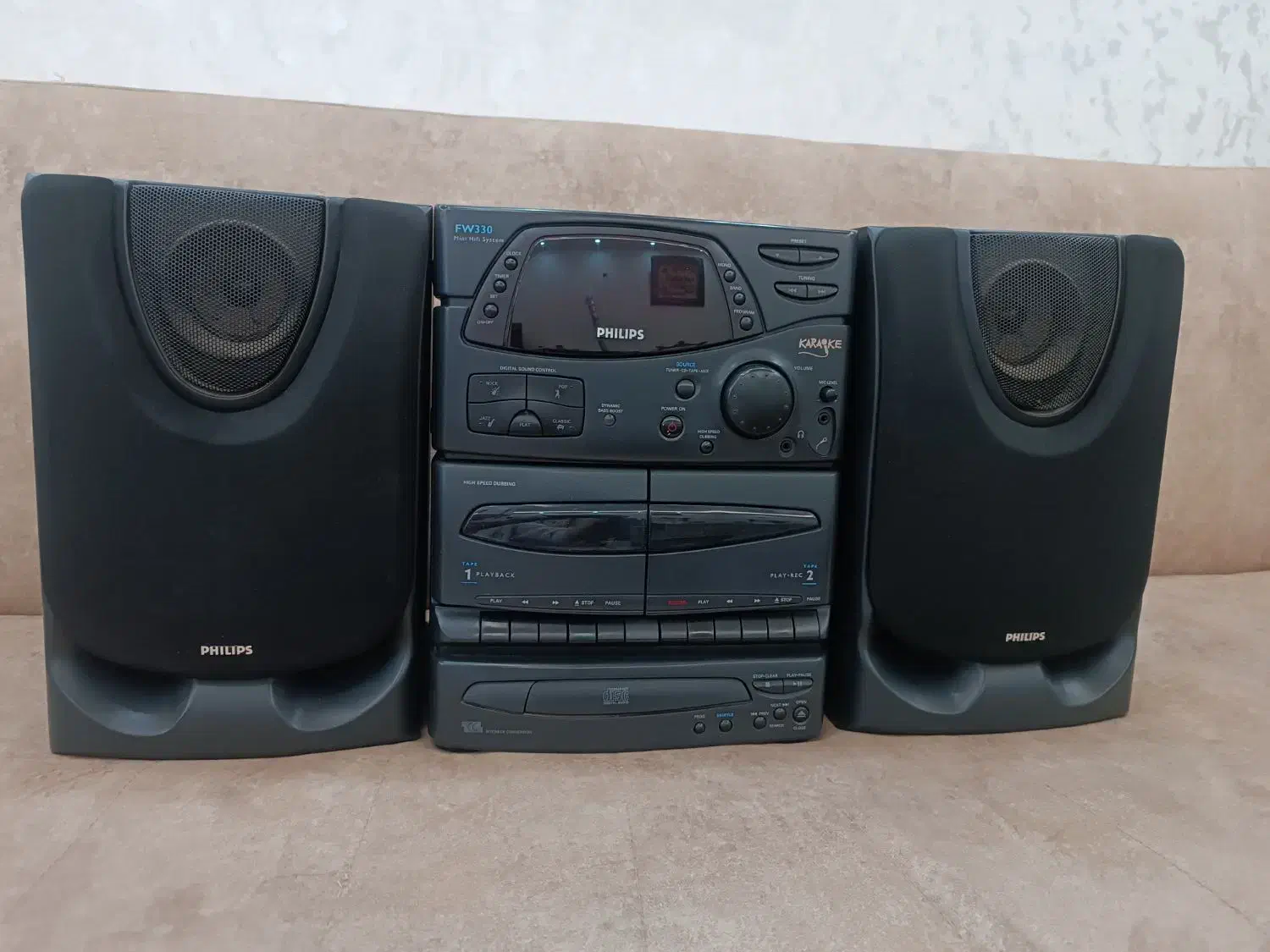 ضبط صوت فیلیپس|سیستم صوتی خانگی|میانه, |دیوار