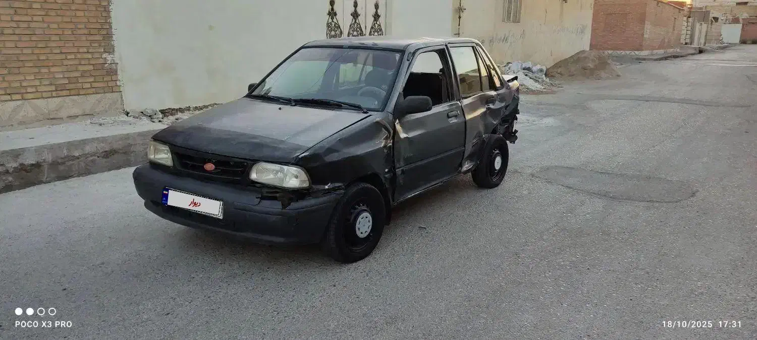 پرایدتصادفی مدل 82 روشن حرکت شاسی پلمپ|خودرو سواری و وانت|دزفول, |دیوار