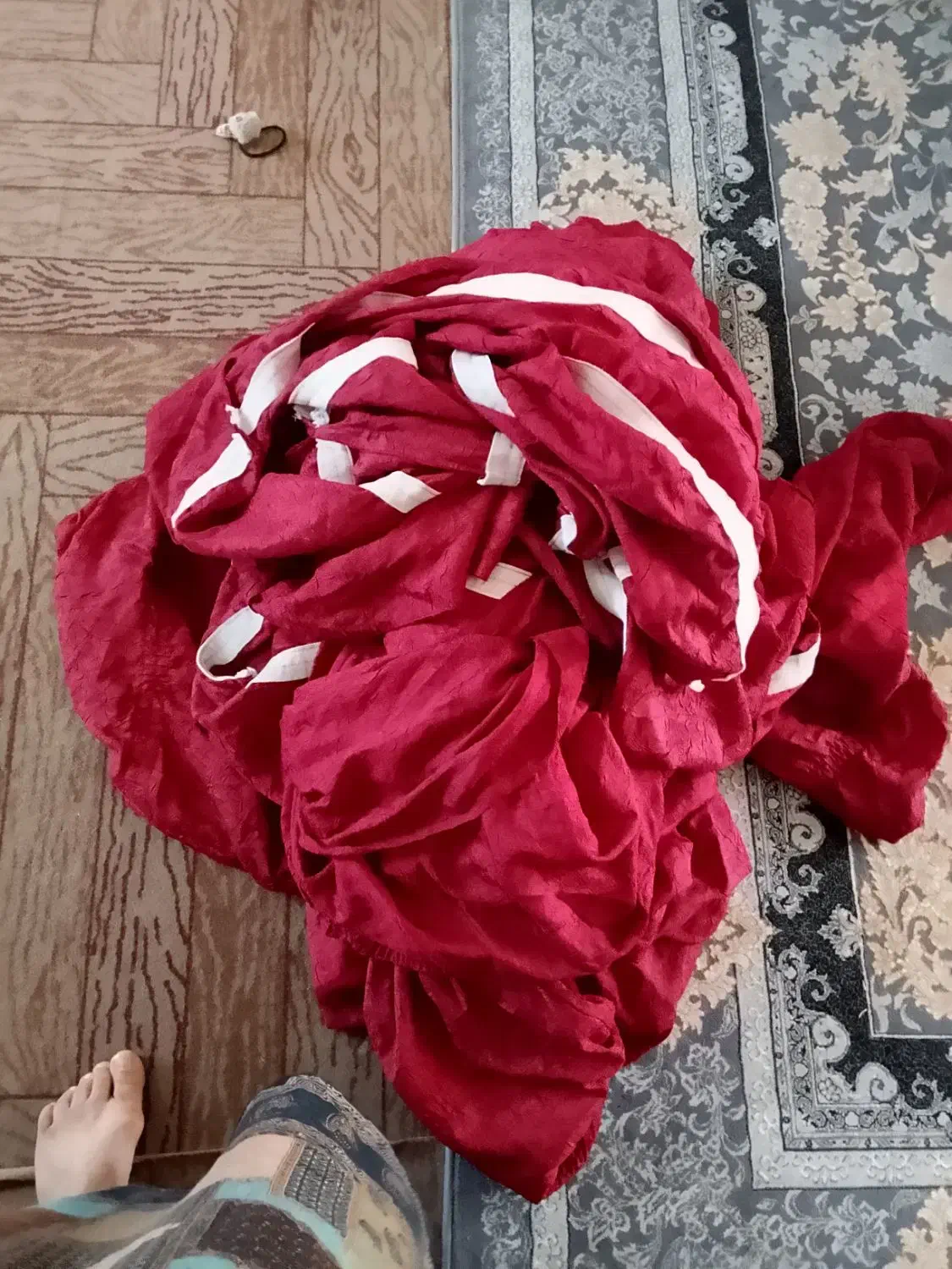 رومبلی قرمز|پرده، رانر، رومیزی|ایلام, |دیوار