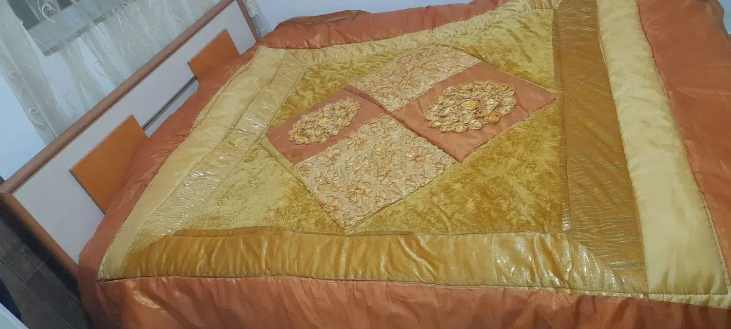 فروش تخت دونفره + تشک خوشخواب طبی فنری+ کمد دراور|تخت و سرویس خواب|رشت, یخسازی|دیوار