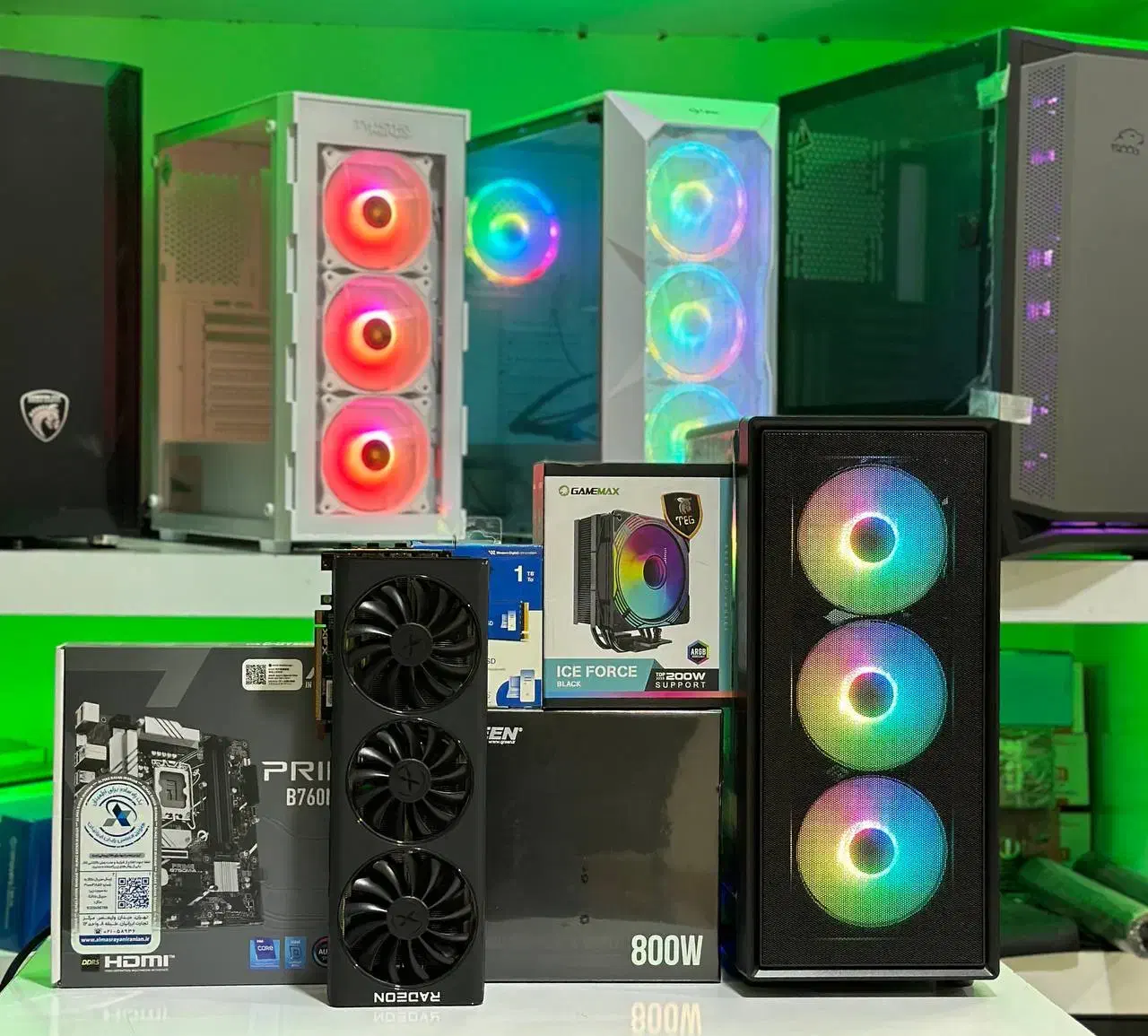 کیس گیمینگ RX6900XT+I514400F DDR5فولRGB|رایانه رومیزی|مشهد, آبکوه|دیوار