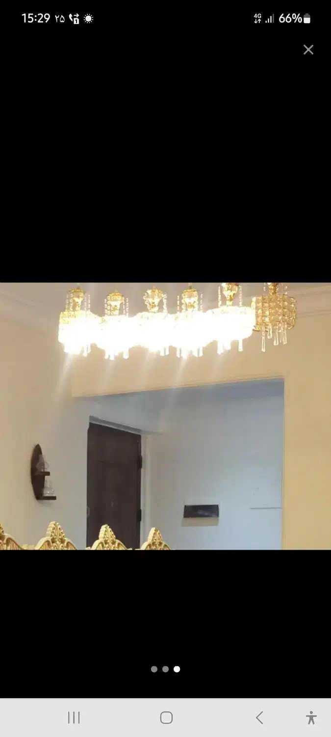 لوستر ۶شاخه کریستال درحدنو|لوستر و چراغ آویز|کوچصفهان, |دیوار