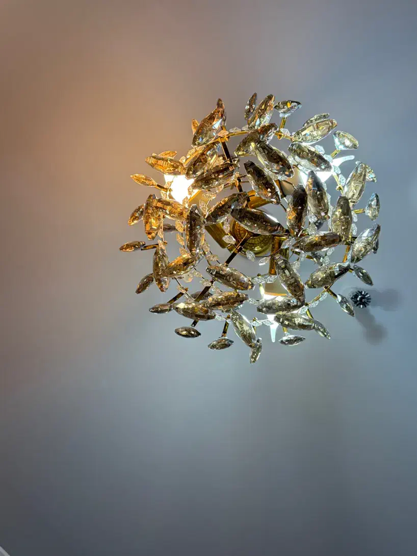 لوستر کریستالی سه عدد|لوستر و چراغ آویز|تهران, حشمتیه|دیوار