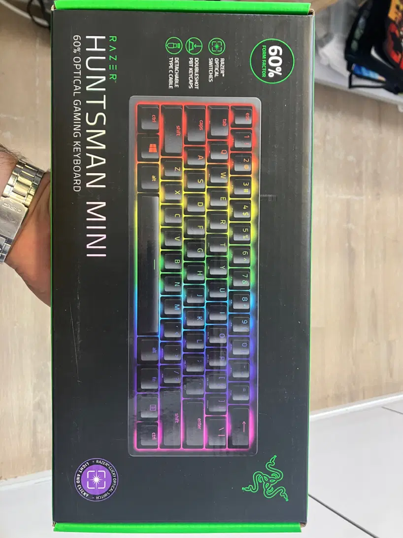 HUNTSMAN MINI RAZER|قطعات و لوازم جانبی رایانه|چالوس, |دیوار