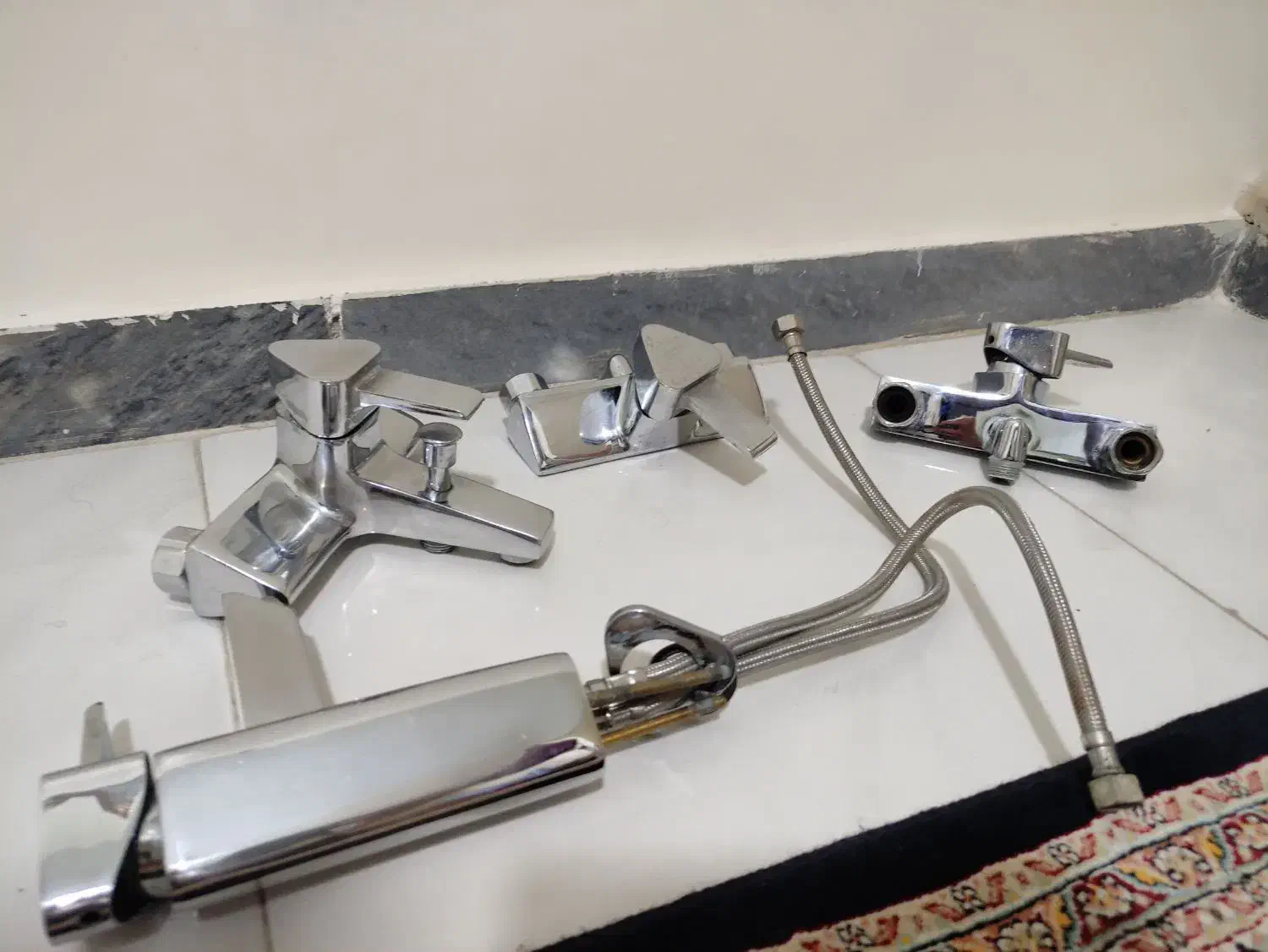 شیر آلات اهرمی ست تمیز|لوازم سرویس بهداشتی|شهریار, شهریار|دیوار