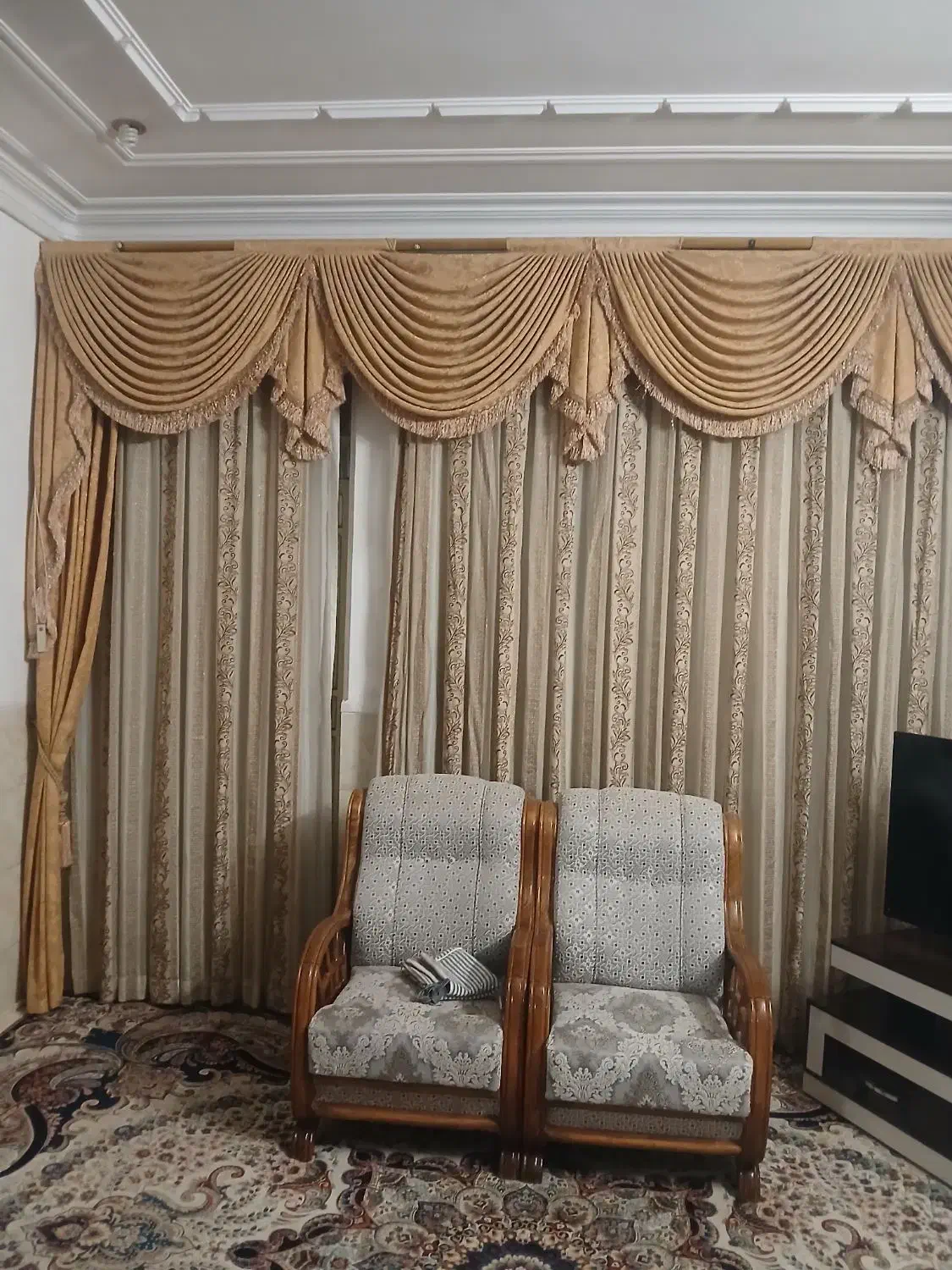 پرده ۱۲ متر|پرده، رانر، رومیزی|یزد, |دیوار