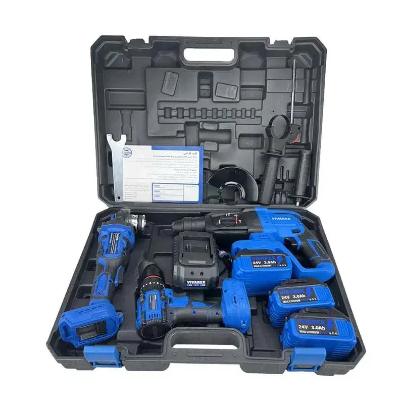 دریل شارژی فرز شارژی بتن کن شارژی 3 عددی ویوارکس|ابزارآلات|تبریز, |دیوار