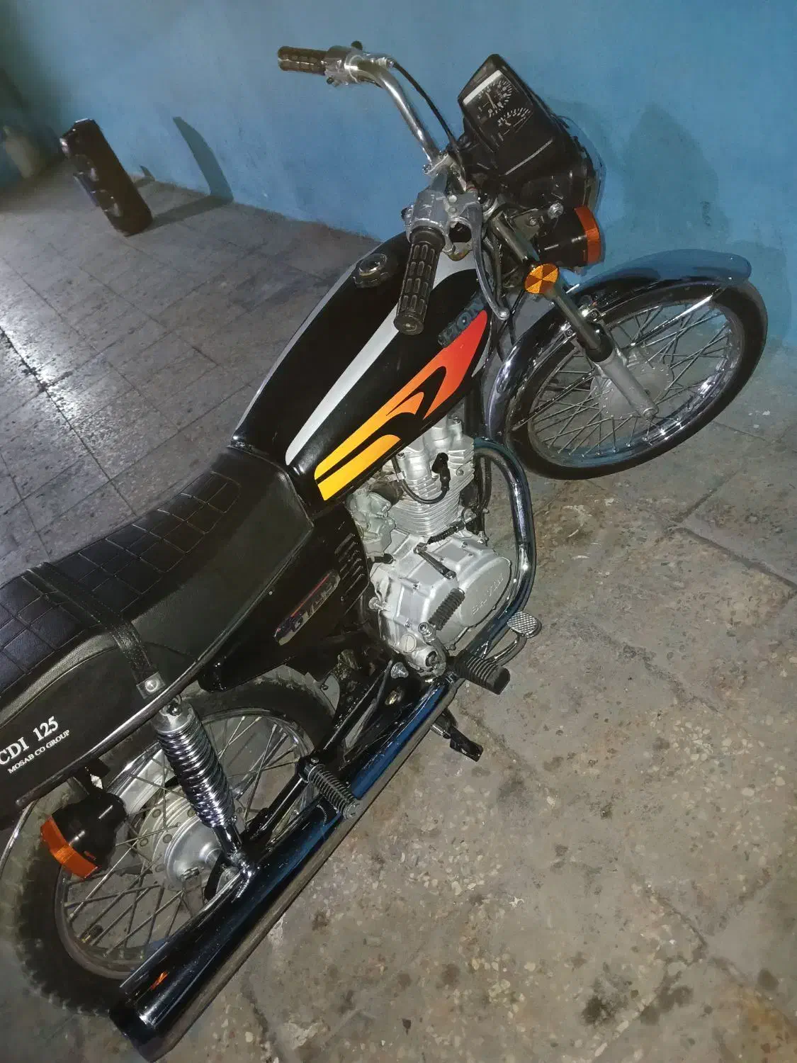 متور ساوین تنه کوتاه|موتورسیکلت|اهواز, منبع اب|دیوار