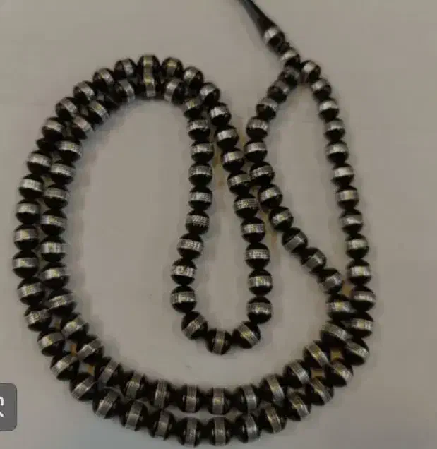 تسبیح نقره کوب ۹۹ تایی|کلکسیون اشیاء عتیقه|زاهدان, |دیوار