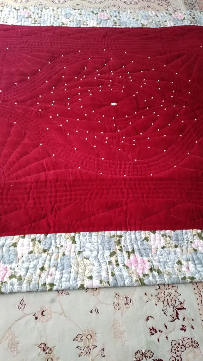 لحاف کرسی یا لحاف دونفره|رختخواب، بالش، پتو|ابهر, |دیوار