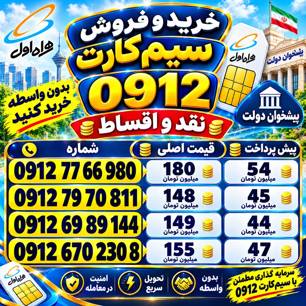 0912.6989.144|سیم‌کارت|هچیرود, |دیوار