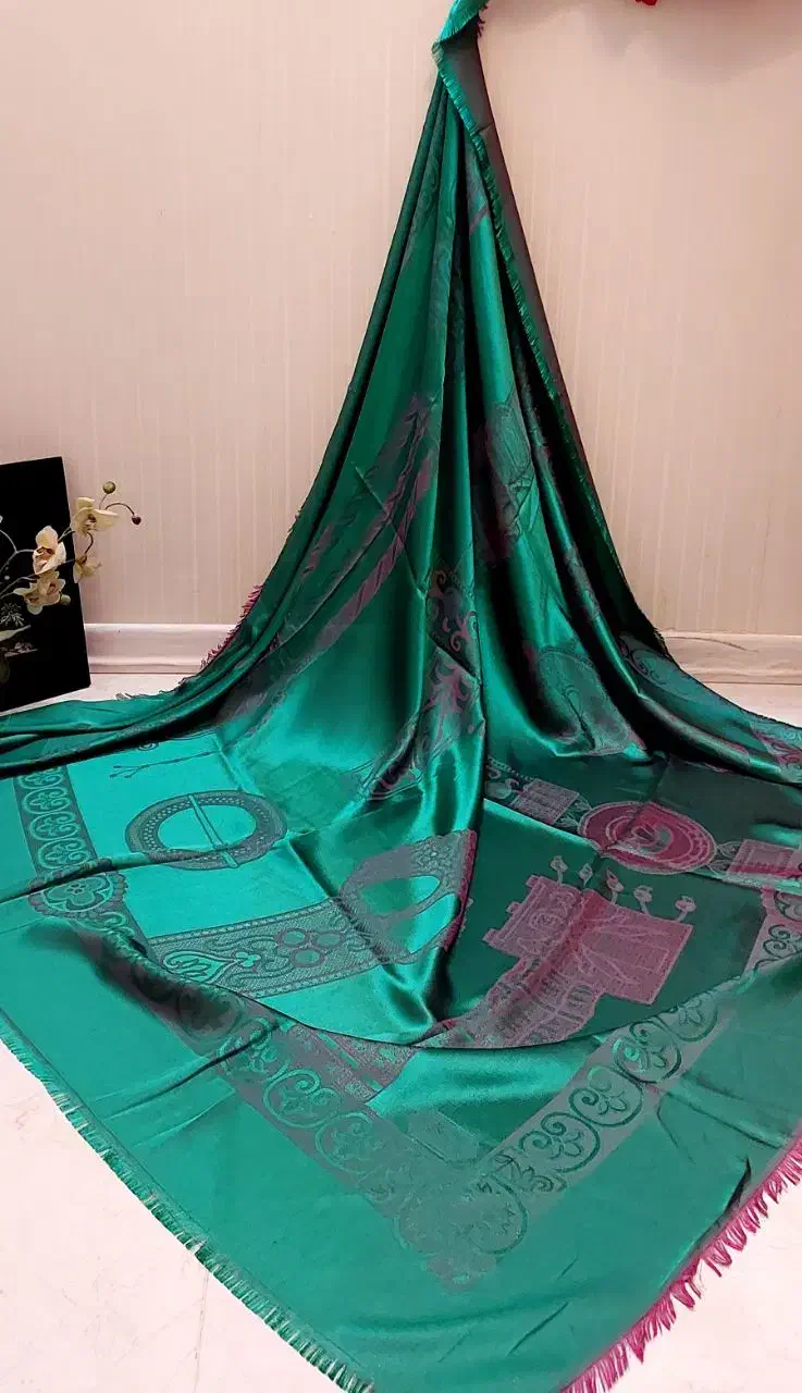 روسری ابریشم ژاکارد وارداتی|لباس|مشهد, گلبرگ|دیوار