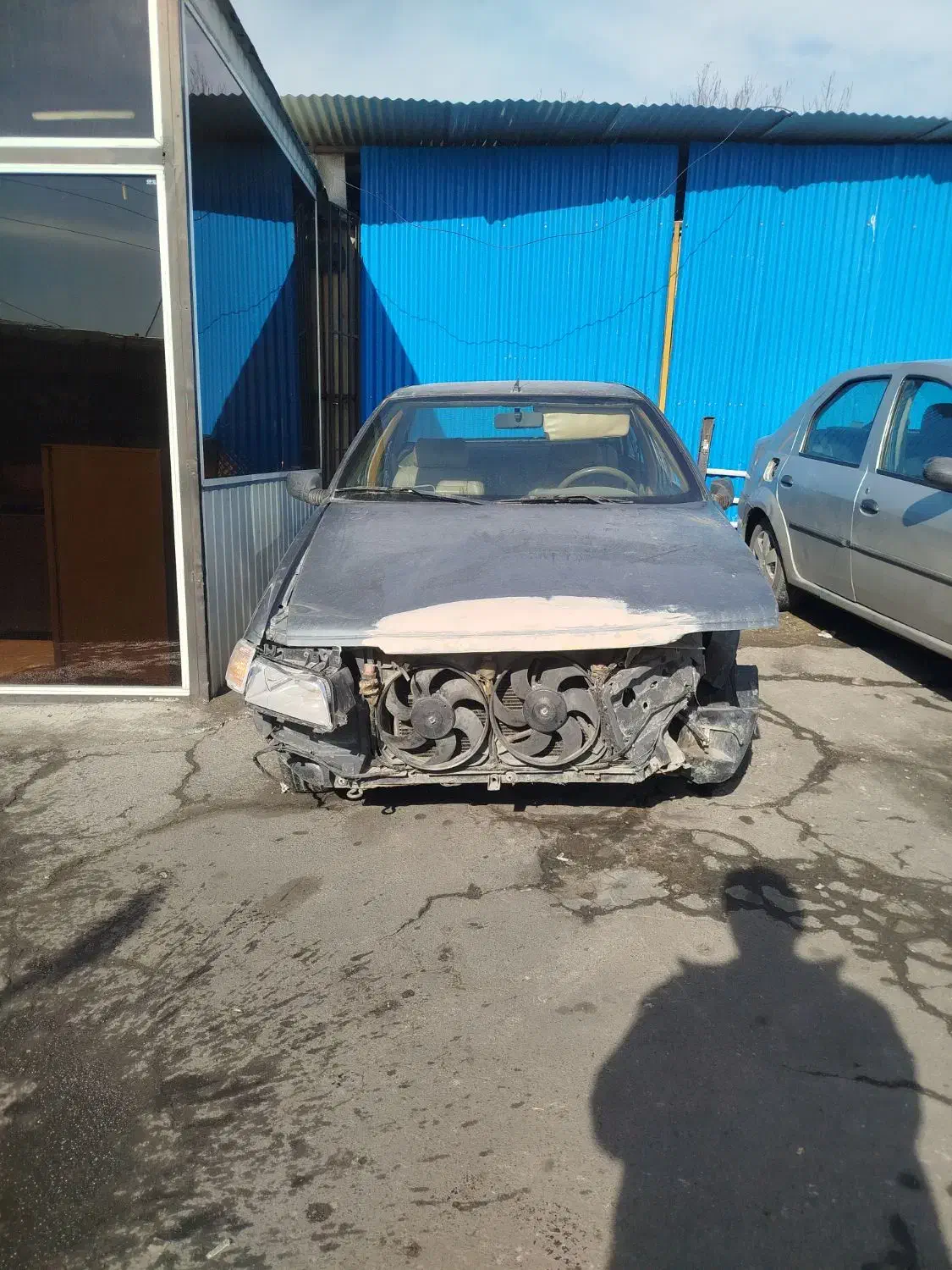 پژو مدل 90 تصادفی|خودرو سواری و وانت|تهران, چوب تراش|دیوار