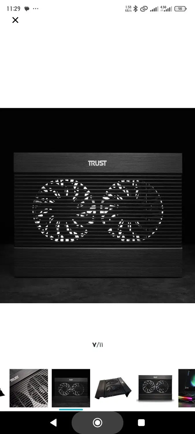 فن لپتاپ trust tpad-8 تمام آلمینیوم|قطعات و لوازم جانبی رایانه|اصفهان, هفتون|دیوار