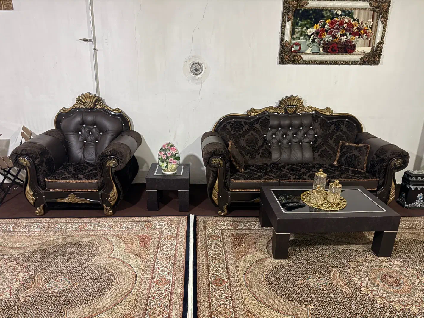 سرویس مبل کلاسیک ۷ نفره|مبلمان خانگی و میز عسلی|ارومیه, |دیوار