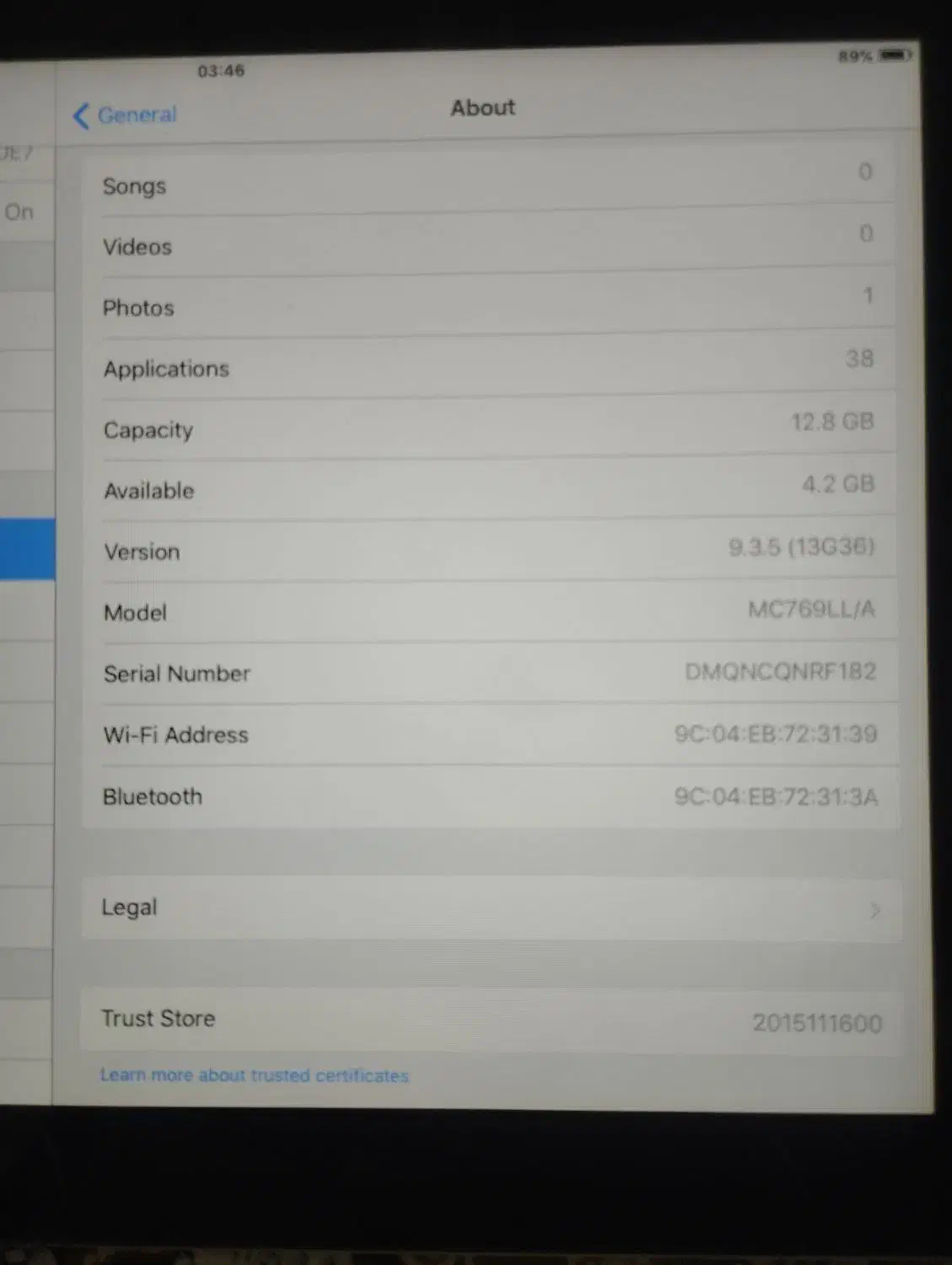 تبلت اپل 3 اصلی تمیز بدونه خط خش سنندج|تبلت|بانه, |دیوار