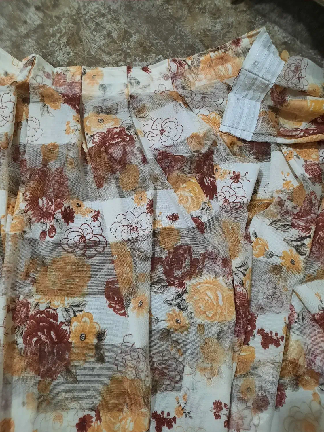 پرده طرحدار|پرده، رانر، رومیزی|نظرآباد, نظرآباد|دیوار