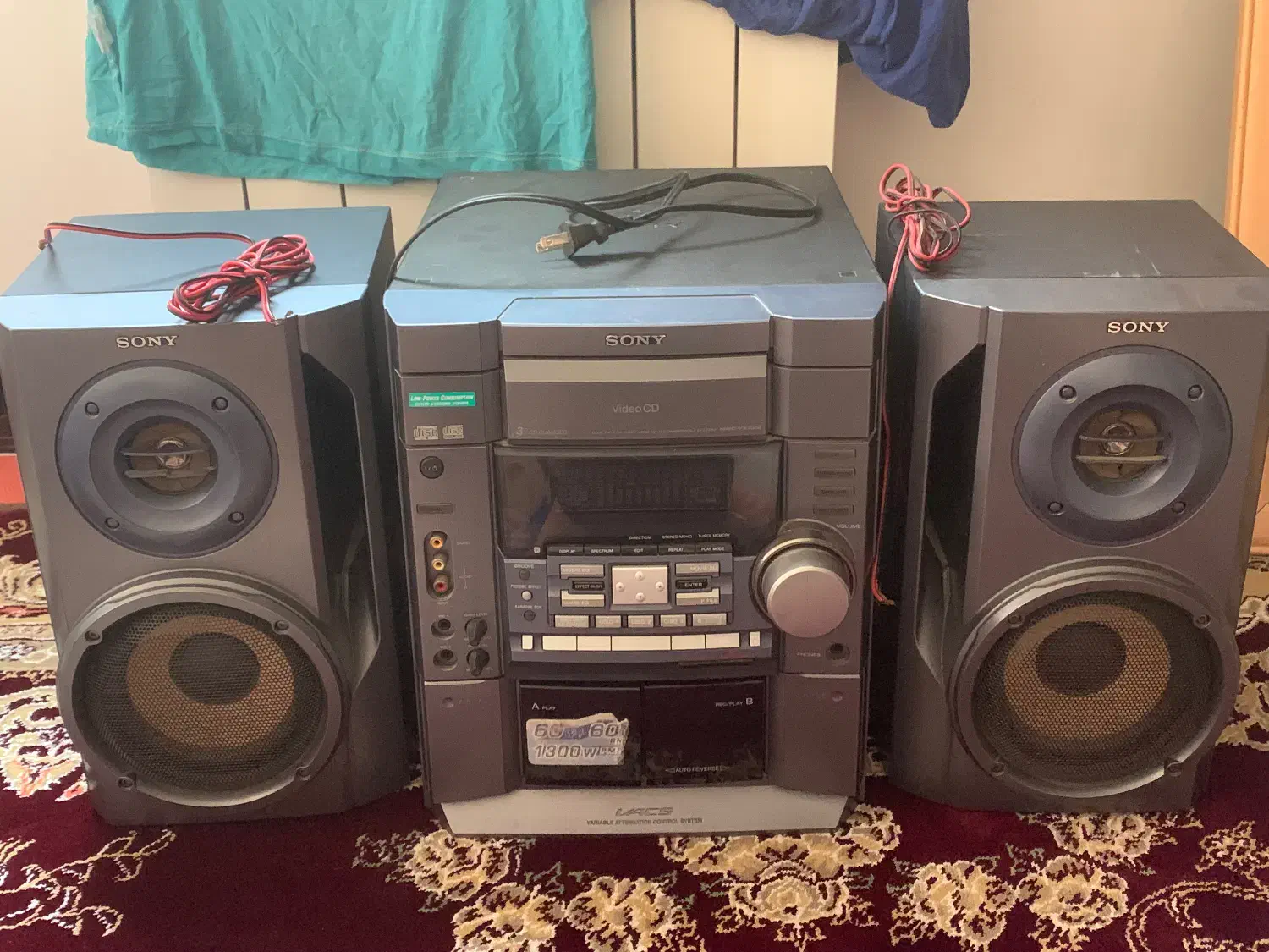 ظبط سونی قدیمی|سیستم صوتی خانگی|رودسر, |دیوار