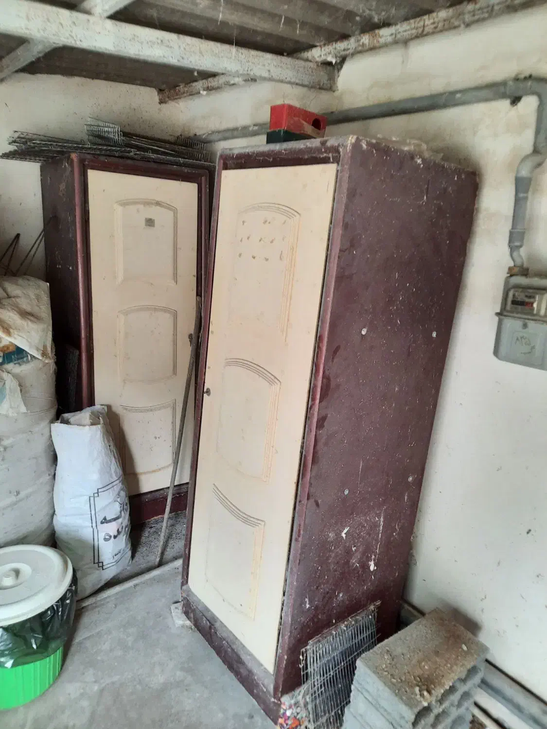 کمد قدیمی ۳طبقه|جاکفشی، کمد، دراور|نور, |دیوار