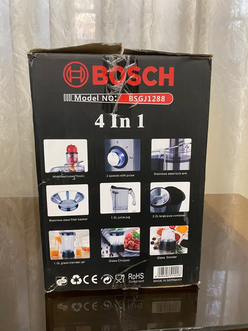 آبمیوه‌گیری و مخلوط‌کن ۴ کاره بوش BOSCH|آبمیوه‌گیر و آب‌مرکبات‌گیر|تهران, تهرانپارس شرقی|دیوار