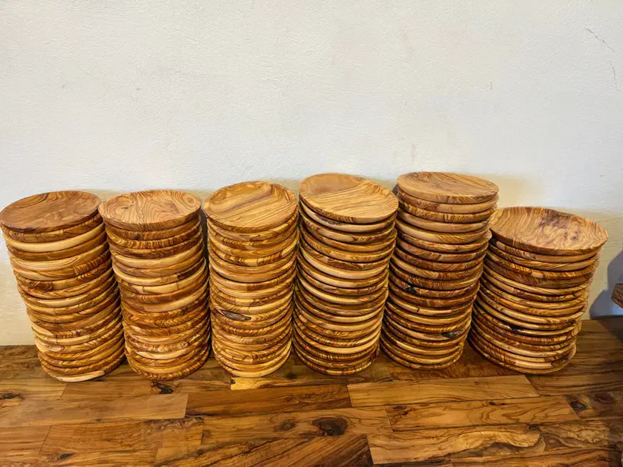 پیاله و پیشدستی چوبی|ظروف سرو و پذیرایی|تهران, شوش|دیوار